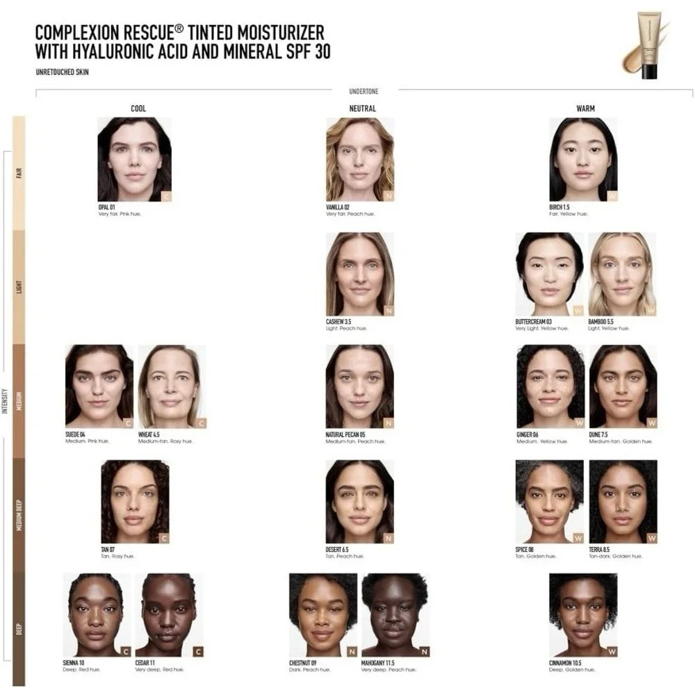 2 - bareMinerals Complexion Rescue Cinnamon Tinted Hydrating Gel Cream 0.5 Oz